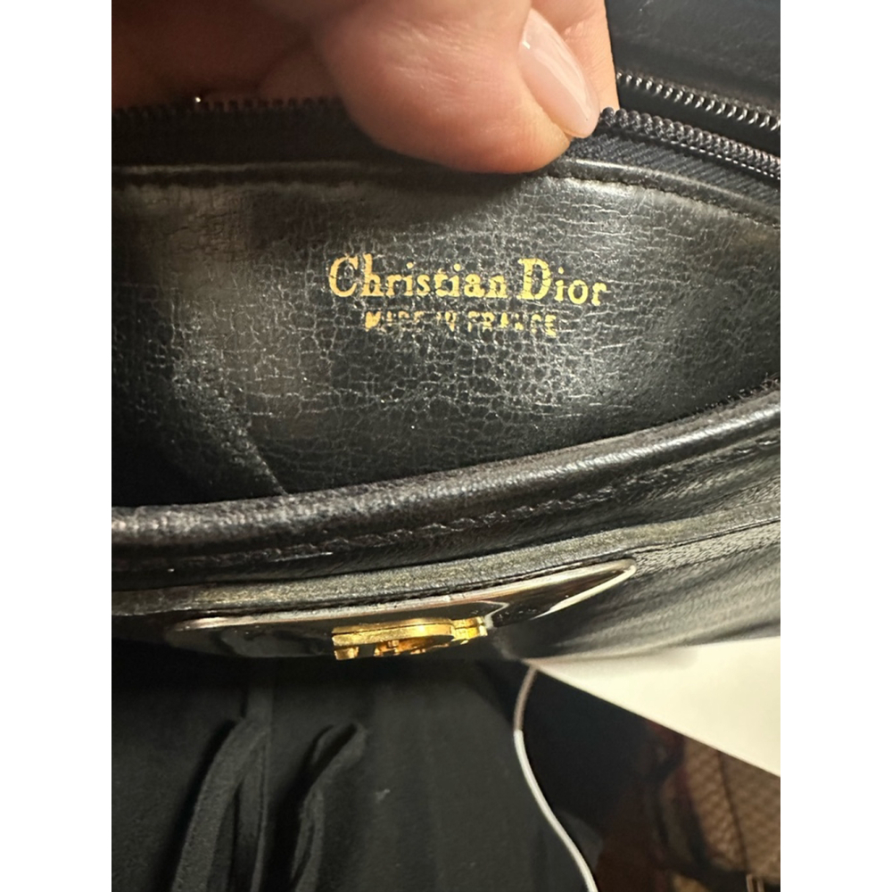 Women's Dior Black Leather Shoulder Bag - Picture 12 of 13